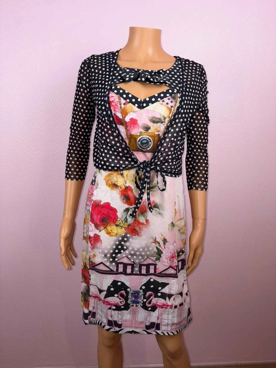 Ensemble robe et boléros taille 40 super état